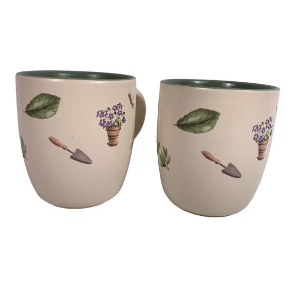 Pfaltzgraff Perennials Flower Garden Coffee Mugs Lot of 2 - Picture 3 of 8
